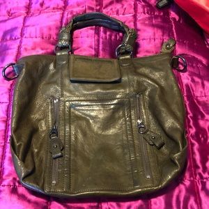 Hunter Green Leather Bag